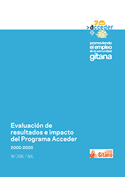 Portada de Evaluacin de resultados e impacto del programa Acceder 2000-2020