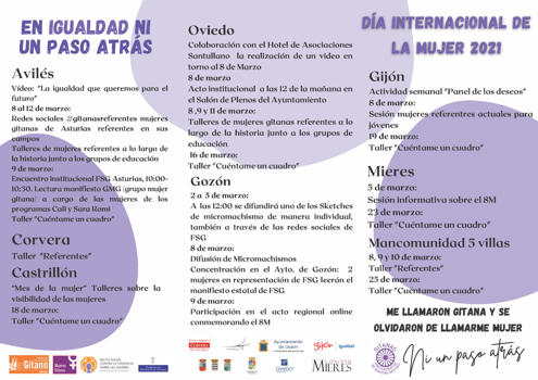FSG Asturias celebra el  Da 8 de Marzo de 2021, Da Internacional de las Mujeres